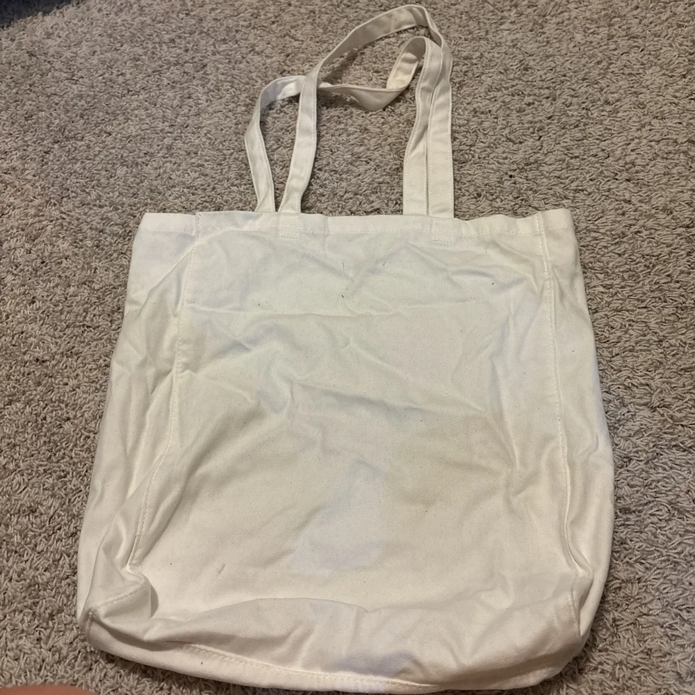 American Eagle Outfitters Cream Tote with Floral Design - Picture 2 of 4